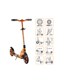 SIX DEGREES - Aluminium Scooter 205 mm orange - orange