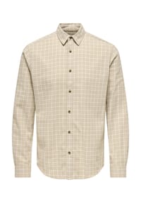 ONLY & SONS - Hemd Gudmund Langarmhemd - beige