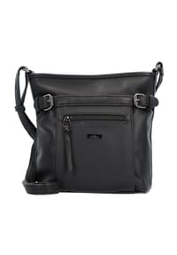 TOM TAILOR JUNA - Umhängetasche, Kunstleder, uni, für Damen  - 60 SCHWARZ