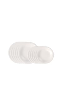 like. by Villeroy & Boch Teller-Set Essential 12er Set weiß - ESSENTIAL - weiß