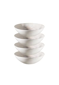 MÄSER Schüssel-Set, Steinzeug Aquarellia - Aquarellia Lila - Weiß, Lila