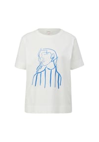 s.Oliver - T-Shirt, Baumwolle, für Damen - 02D0  WHITE