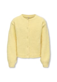 ONLY® - Strickjacke, Knopfleiste, für Kinder - MELLOW YELLOW