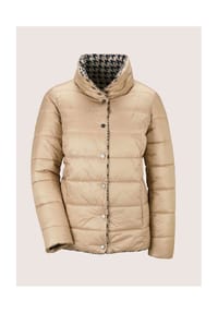 MADELEINE - Modische Jacke mit doppeltem Design - beige / marine