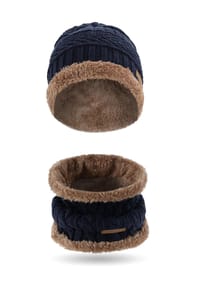 normani® - Kebili Winterset mit Fell - Braun/Braun
