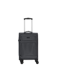 d & n® Travel Line 9204 - Travel Line 9204 - 4-Rollen-Kabinentrolley S 55 cm (grau) - blau