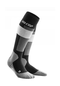 cep - Herren Ski Socken Merino Socks Skiing tall grau / schwarz v2 - mehrfarbig