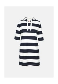 salzhaut - Kurzes Kleid (Mini) BIERGEN - Navy Offwhite