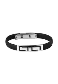 Adelia's Bold Style - Armband – Armreif aus Kautschuk Ø 6,5 cm cm - schwarz