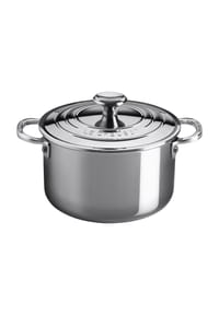 LE CREUSET® Suppentopf aus 3-ply PLUS Edelstahl - 3-PLY PLUS - SILBER