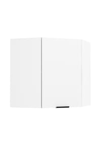 VCM. - Küchenschrank hängend | Maße ca. H. 60 x B. 57 x T. 57 cm | Eckschrank | Hängeschrank mit zwei Fächern | Küchenmöbel - Fasola - Weiß