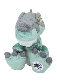 Schmidt - Jurassic World Kuscheltier "Giganotosaurus", 26 cm - GRÜN/GRAU