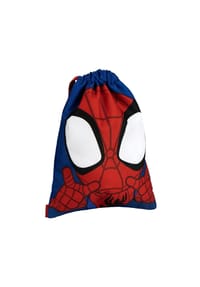MARVEL - Spidey Sportbeutel Polyester Leichte Turnbeutel Tasche mit Rückengurte - Mehrfarbig 33x27x1 cm