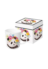 ASA - Henkelbecher, 400 ml Flora Panda, 603370 - Braun