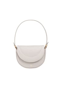 DuDu Panarea - Schultertasche Leder 22 cm - black