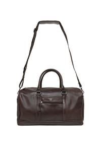 GALERIA TOKYO - Weekender, Leder - BROWN