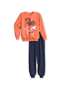CALIDA - Kinder Bündchen-Pyjama Kids Sports - fresh salmon