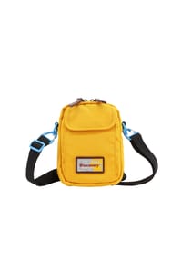 Discovery - Schultertasche Icon aus robustem rPet Polyester-Material - Yellow