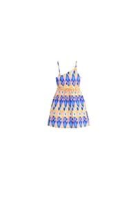 Solang - Kleid mit Allover-Muster - Mehrfarbig