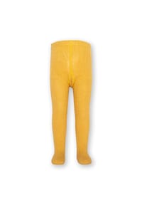 KITE - Kinder Zopfmuster Strumpfhose Ocker Bio-Baumwolle - gelb