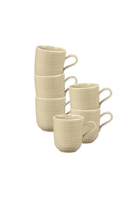 Seltmann Weiden Kaffeebecher Terra 400 ml 6er Set - TERRA - beige