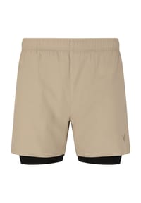 VIRTUS - 2-in-1-Shorts Zayne V2 mit elastischem Bund und innenliegendem Kordelzug - 1001 Black