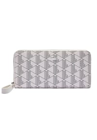 LACOSTE - Damen Geldbörse - Daily Lifestyle Large Zipped Billfold, 10,5x20x3cm (HxBxT) - Weiß