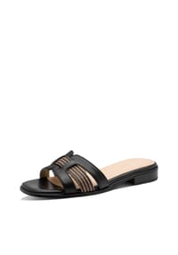 MARCO TOZZI® - Pantoletten, Blockabsatz, für Damen - BLACK COMB