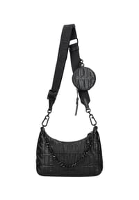 STEVE MADDEN - Lederimitat Taschen - Schwarz/Schwarz