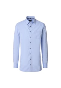 VENTI - Herren Businesshemd uni Comfort Fit - Blau