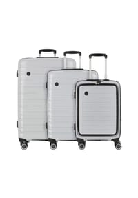 cocoono - Madrid Madrid 4 Rollen Kofferset 3-teilig - grau