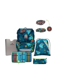 DerDieDas® ERGOFLEX - Schulrucksack -Set, 6- teilig - MAGIC LIGHT