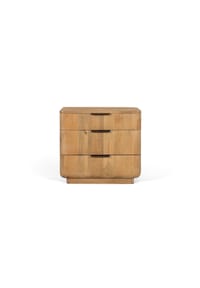 GINER & COLOMER - Nachttische aus Mangoholz, 66 cm, moderner Landhausstil - 60 x 66 x 40 cm - Braun