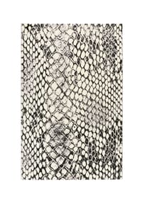 WECONhome - Kurzflorteppich Snake - Animal Print für dein Zuhause - beige braun