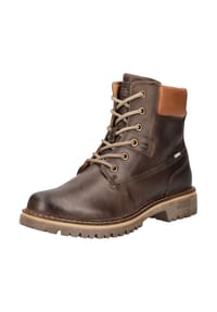 camel active - Leder Stiefelette - Dunkelbraun