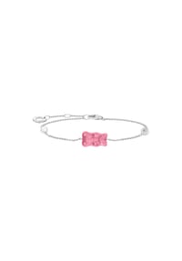 Thomas Sabo Thomas Sabo x HARIBO - Armband mit pinkem Goldbären - pink, silberfarben
