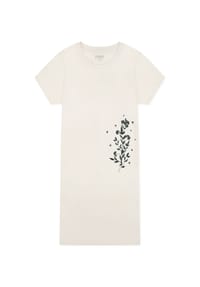uncover by SCHIESSER - Nachthemd Nightwear - kurzarm - blaugrau