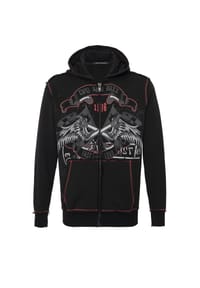 CIPO & BAXX® - Sweatjacke mit Kaputze - BLACK