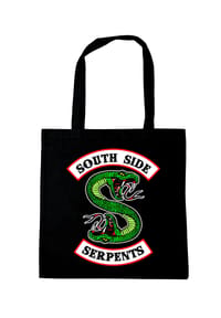 LOGOSHIRT® - Tote-Bag Riverdale-South Side Serpents - black