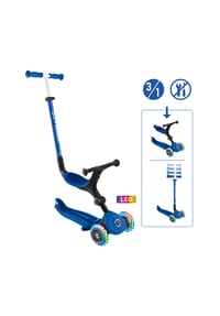 GLOBBER - GO-UP ACTIVE LIGHTS blau-dunkelblau, mit Leuchtrollen - blau