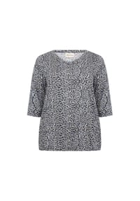 Wasabi CONCEPT - T-Shirt "Lia 2", V-Ausschnitt, für Damen - 6252C HYDRANGEA CO