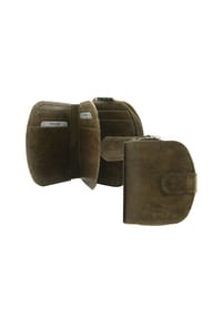 WILD LIFE WILD LIFE - Geldbörse Büffelleder, RFID-Schutz, für Damen - dunkelblau