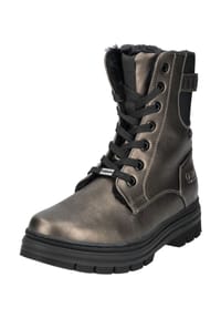 TOM TAILOR - Lederimitat/Textil Stiefelette - Gold