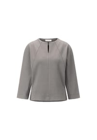 rich&royal - Shirtbluse, Split-Neck, für Damen - 844 SILVER MIST