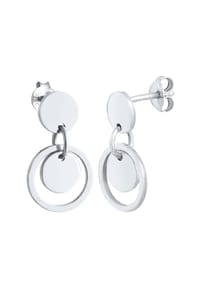 elli. - Ohrringe Kreis Rund Geo Trend Hippie 925 Silber - Silber