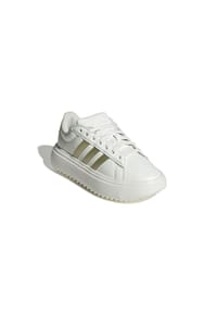 adidas - Schnürschuhe GRAND COURT PLATFORM - cwhite/goldmt/owhite
