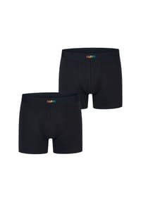 HAPPY SHORTS - Retro Boxer Jersey - black