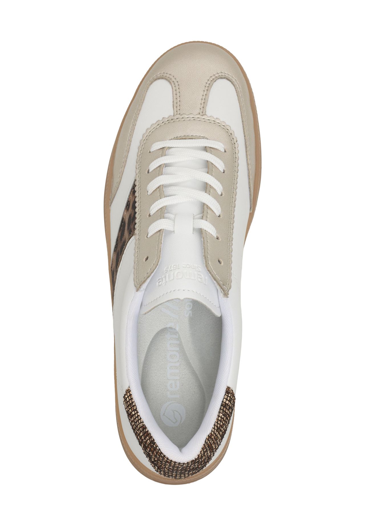 Remonte® Sneaker, Kunstleder, FüR Damen, Gold|Weiß, 39
