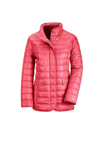 GOLDNER - Kurzgröße:  Leichte Steppjacke mit vielen Details - baummoos