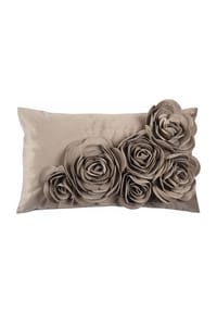 pad® Deko-Kissenhülle - FLORAL - TAUPE